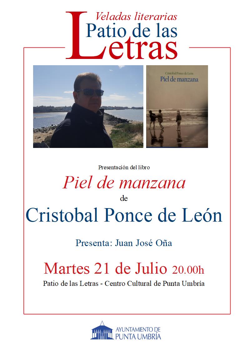 Cristóbal Ponce de León trae mañana a Punta Umbría su 'Piel de manzana'