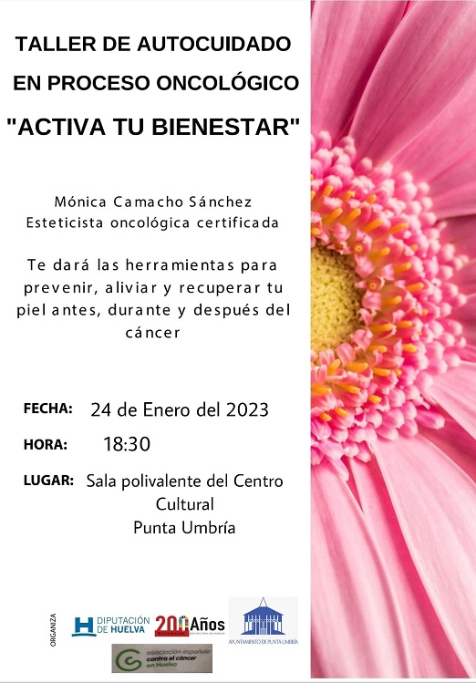 Punta Umbría acoge mañana un taller de cuidados en procesos oncológicos